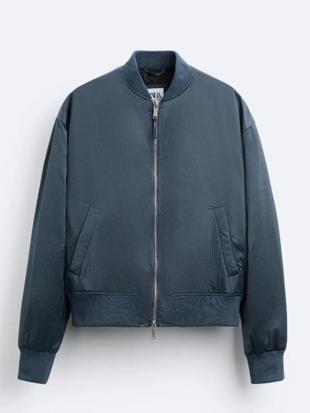 ZARA Men's Technical Bomber Jacket Size L